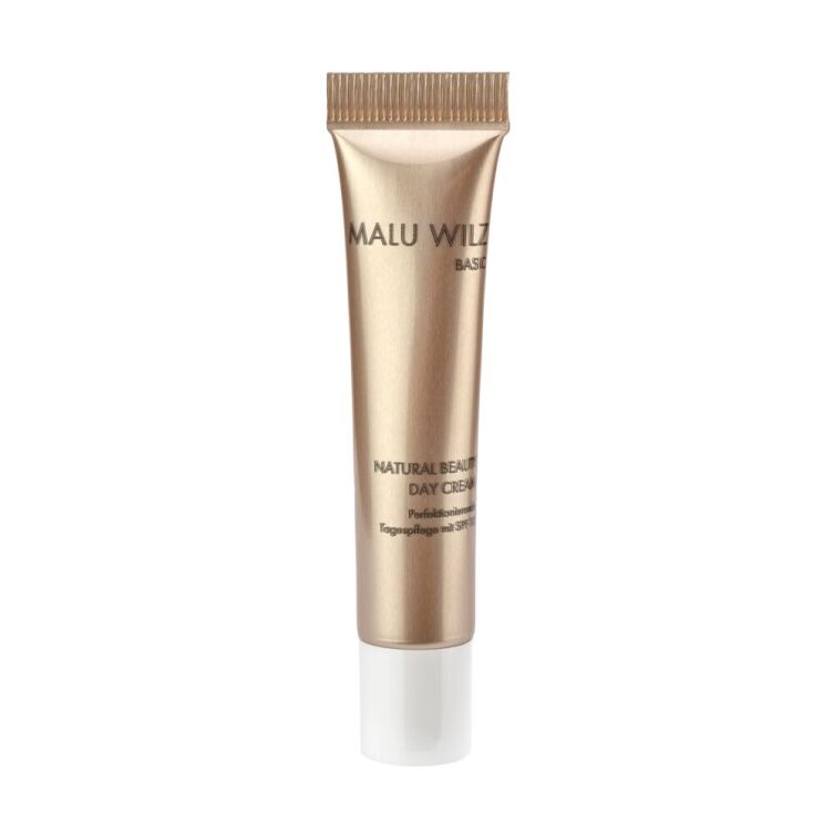 Mini Size Natural Beauty Day Cream - wegański, nawilżający krem CC z perełkami pigmentacyjnymi